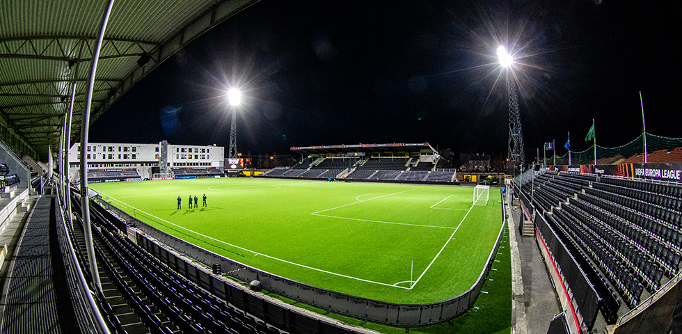 Aspmyra stadion: hart van Bodo/Glimt